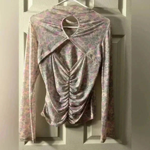 Anthropologie Sheer Gauzy TurtleNeck - Picture 8 of 9